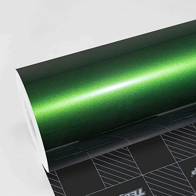 Пленка глянцевый металлик зеленый TeckWrap - Sonoma Green - HM12-HD