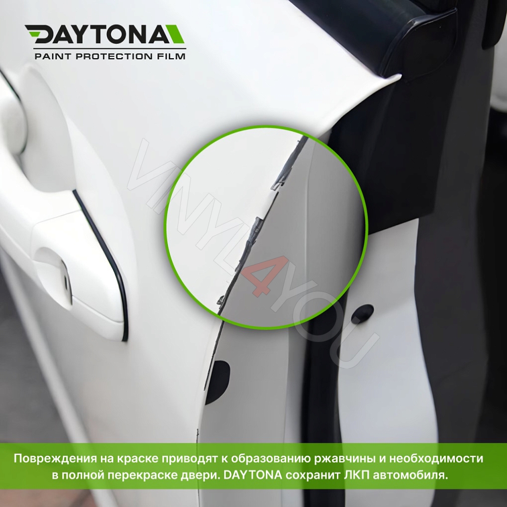 Защитная лента гибридный полиуретан DAYTONA PPF H300 ширина 3см (длина 10 м)
