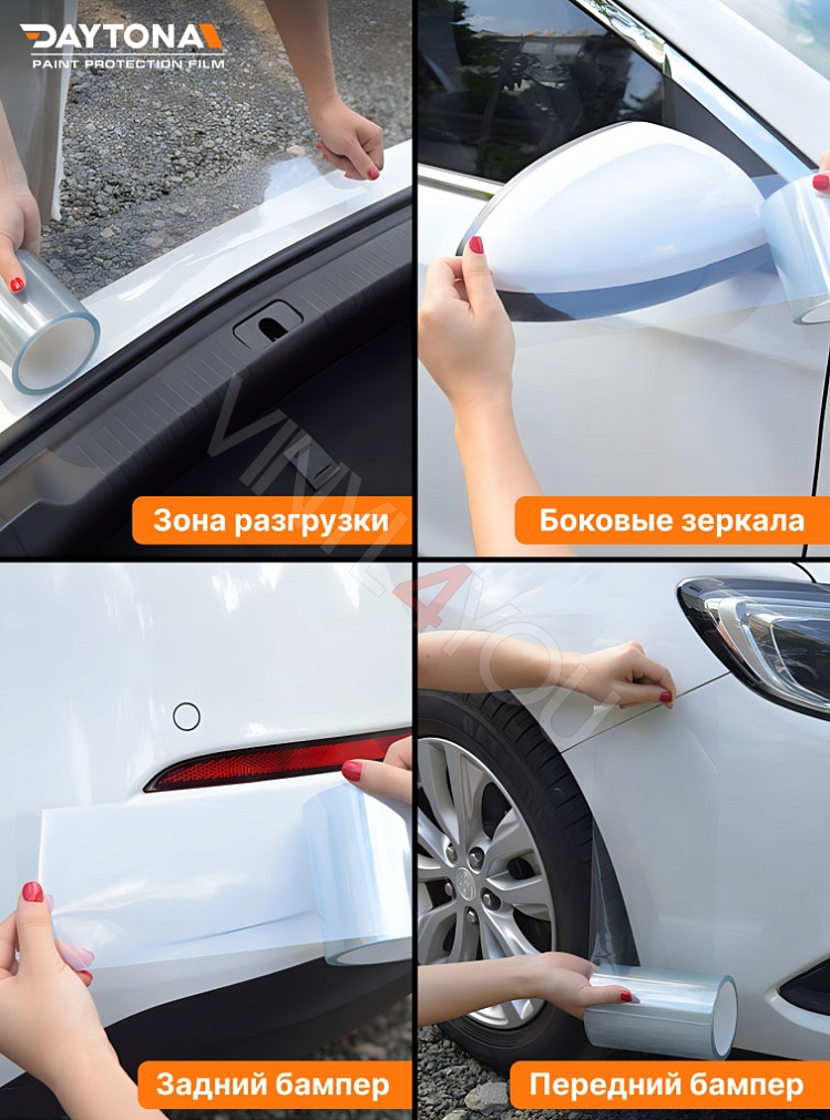 Полиуретановая защитная лента DAYTONA PPF S300 ширина 5см (длина 5 м)